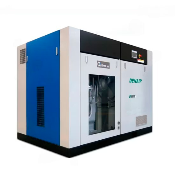 Винтовой компрессор DENAIR DWL-160(W)-3 безмасляный
