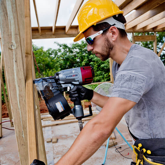 Барабанный пневмопистолет Everwin FCN90LB-ST