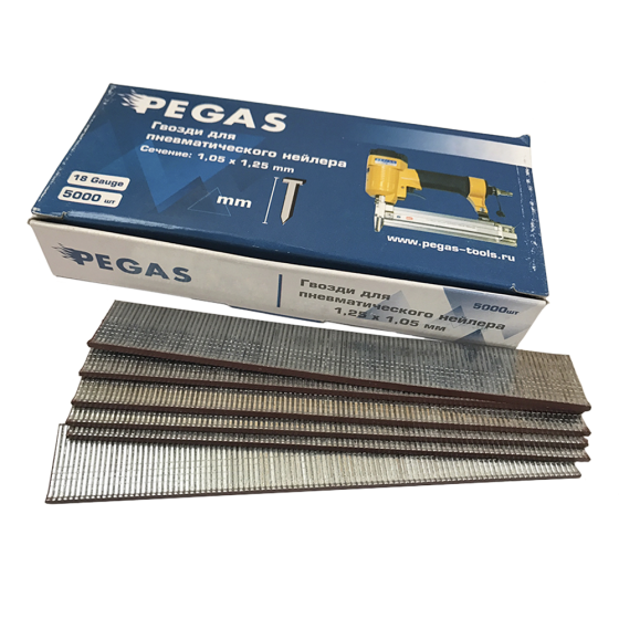 Отделочные гвозди F15 (штифт J15) cnk / 5000шт // PEGAS