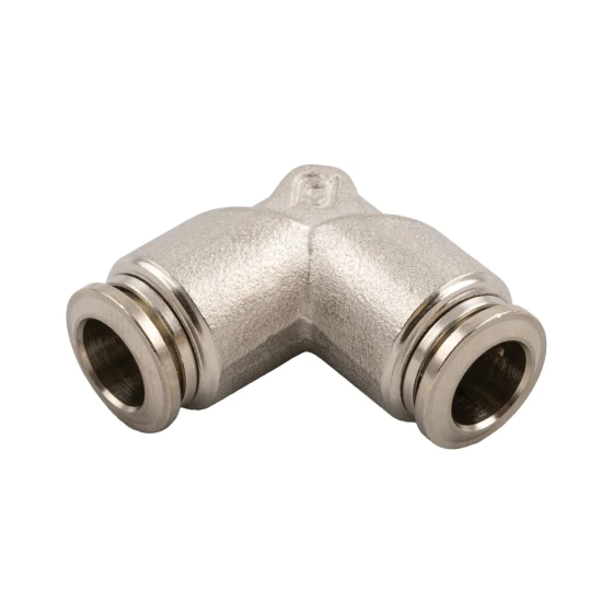 Фитинг-соединитель Aignep 5713000002, цанговый угловой под пластиковую трубку Ø6