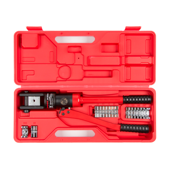 Ручной гидравлический пресс (кримпер), 9 т, 10-300 мм² [HRH-CR033090]