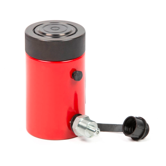 Домкрат гидравлический, однополостной, с фиксирующей гайкой 10 т, ход 50 мм [HRH-CY0200001]