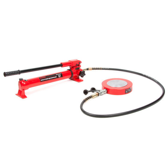 Домкрат гидравлический, однополостной, ультратонкий 100 т, 15 мм [HRH-CY0200015]