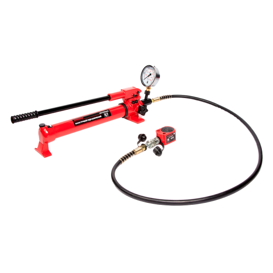 Домкрат гидравлический, телескопический, однополостной 10 т, ход 25 мм [HRH-CY0201020]