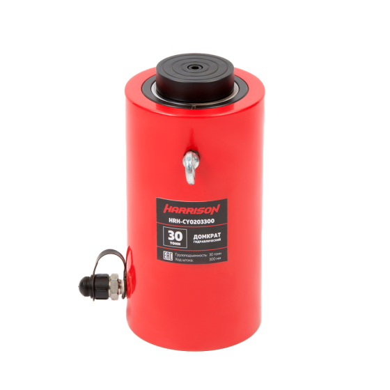 Домкрат гидравлический, телескопический, однополостной 30 т, ход 300 мм [HRH-CY0203300]
