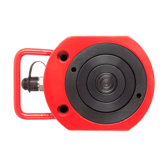 Домкрат гидравлический, телескопический, однополостной 100 т, ход 69 мм [HRH-CY0210060]