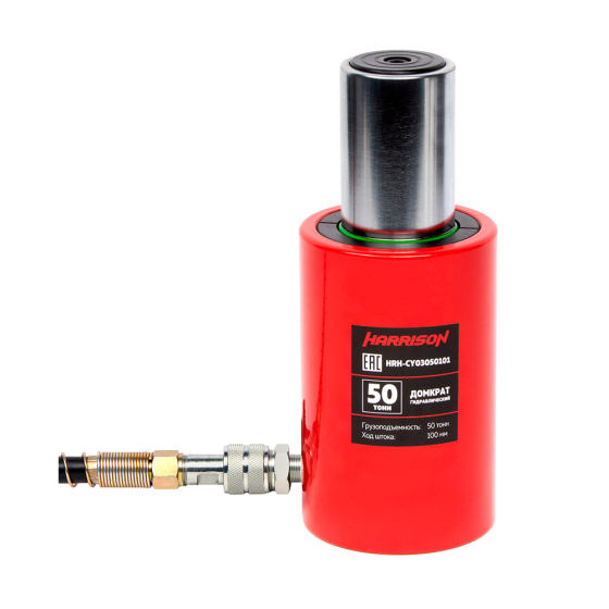 Домкрат гидравлический, однополостной 50 т, ход 100 мм [HRH-CY03050101]