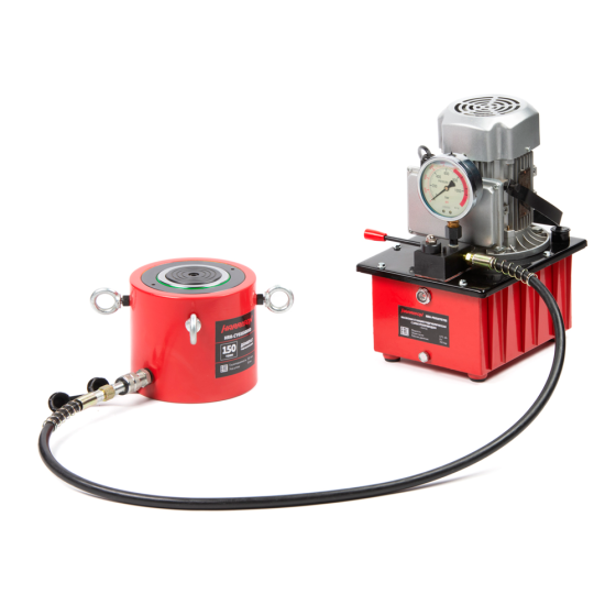 Домкрат гидравлический, однополостной 150 т, ход 50 мм [HRH-CY03150050]