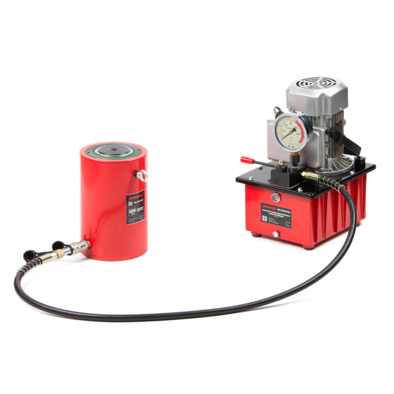 Домкрат гидравлический, однополостной 100 т, ход 150 мм [HRH-CY04100151]