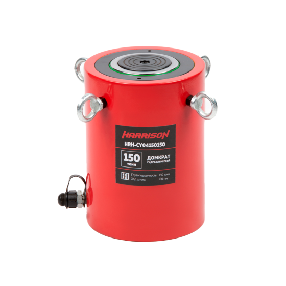 Домкрат гидравлический, однополостной 150 т, ход 150 мм [HRH-CY04150150]