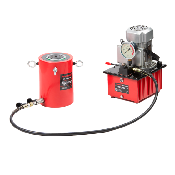 Домкрат гидравлический, однополостной 150 т, ход 150 мм [HRH-CY04150150]