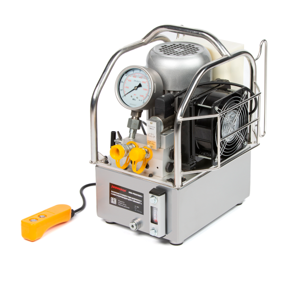 Насосная станция гидравлическая с электроприводом для гайковерта,1,1 кВт, 700 бар, 5 л [HRH-PE0370050]