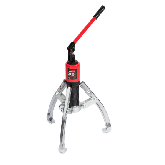 Съёмник гидравлический со встроенным насосом, 20 т, Ø захвата 100-350 мм, глубина 205 мм [HRH-PU0220350]