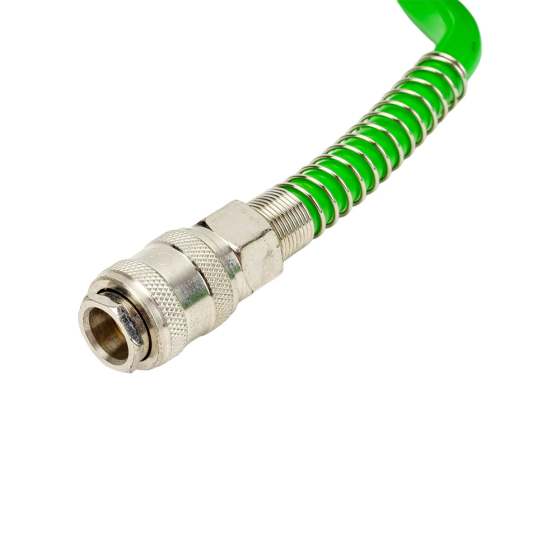 Шланг полиурет. спиральный ф 8/12 мм c быстросъемн. соед. ECO (длина 10 м) (AHU-1080)