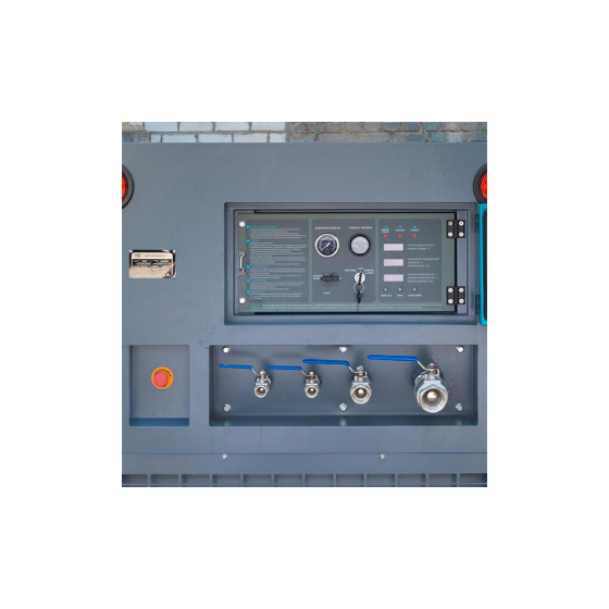 Винтовой дизельный компрессор Master Blast MB-550D-7 на шасси