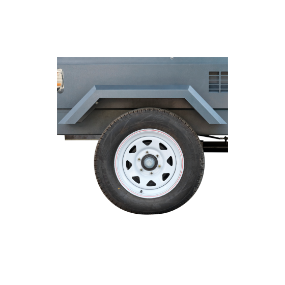 Винтовой дизельный компрессор Master Blast MB-550D-7 на шасси