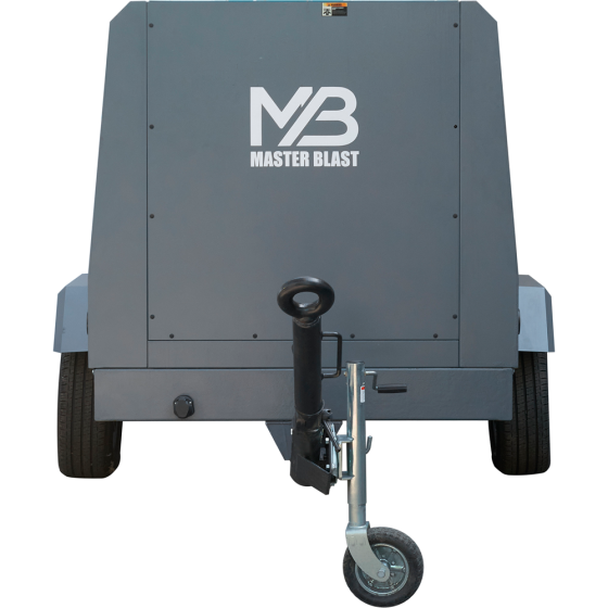 Винтовой дизельный компрессор Master Blast MB-550D-7 на шасси