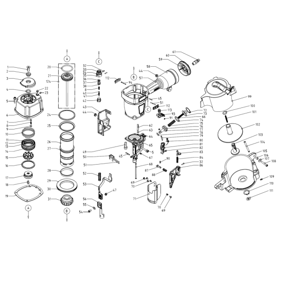 Тарелка 70526101 для Prebena 7F-CNW90-S20