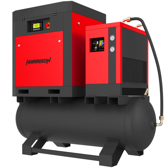 Винтовой компрессор с ременным приводом Harrison HRS-941100TD5 - 8 бар (IP54)