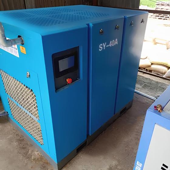 Винтовой компрессор SAYI SY-40A (10 бар, 4500 л/мин, 30 кВт, IP54)