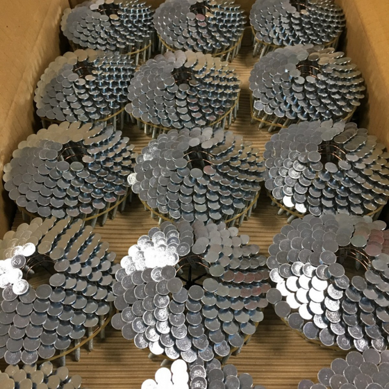 Кровельные гвозди DPN 3.05/25 ершеные оцинкованные (5 мкм) / 7200шт // Trusty