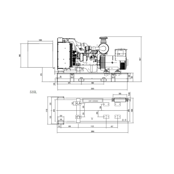 Дизельный генератор ТСС АД-250С-Т400-1РКМ15 в шумозащитном кожухе