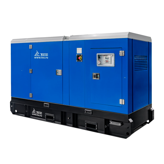 Дизельный генератор ТСС АД-250С-Т400-1РКМ15 в шумозащитном кожухе