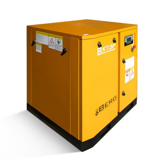 Компрессор винтовой Berg ВК-7.5Р-Е - 10 бар (IP55)