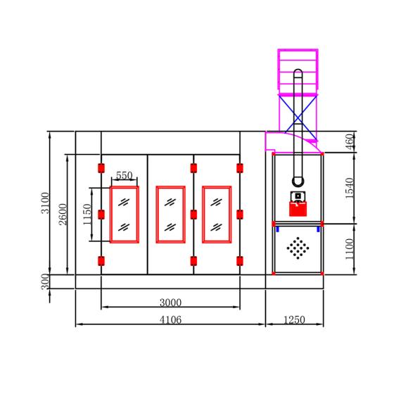 Окрасочно-сушильная камера WDK-210
