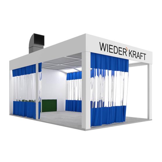 Пост подготовки к окраске с диагональным потоком воздуха WDK-410