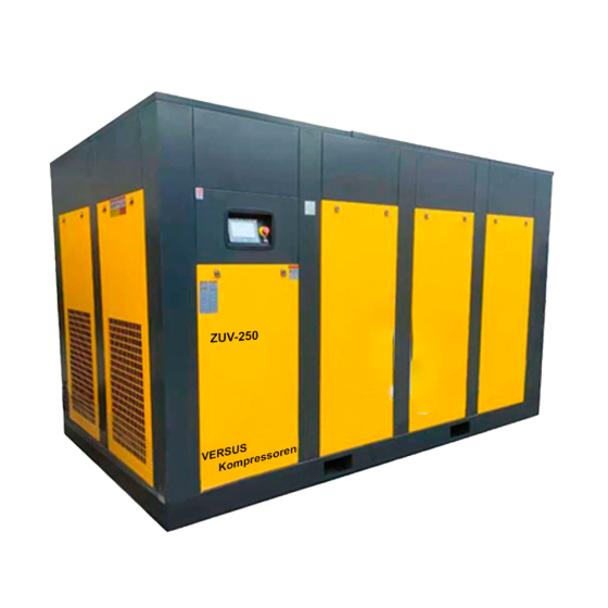 Винтовой компрессор ZUV – 250 10 бар прямой привод IP 23 D VERSUS Kompressoren